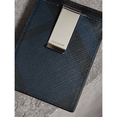 burberry card case money clip|Burberry men's wallet money clip.